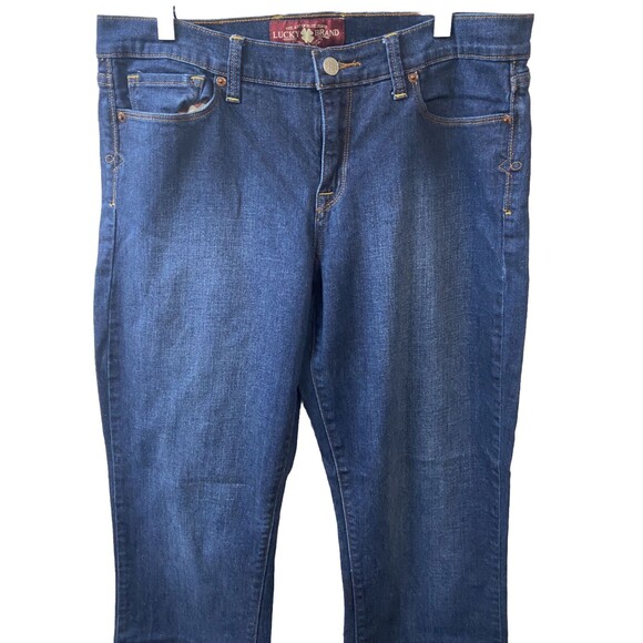 Lucky Brand Sofia Boot Jeans size 14 /32 Long Denim Mid Rise - Picture 2 of 6